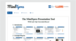 Desktop Screenshot of mindxpres.com